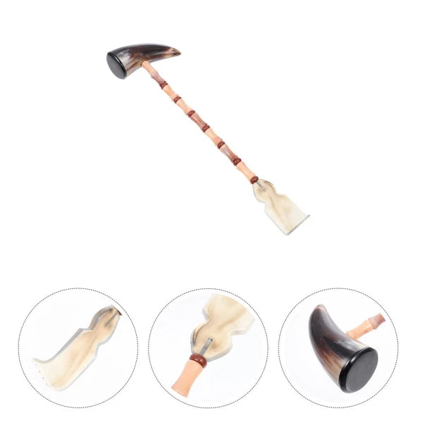 Itchy Horns Extendable Back Scratcher Scrap Massager Portable Body Ox Hammer