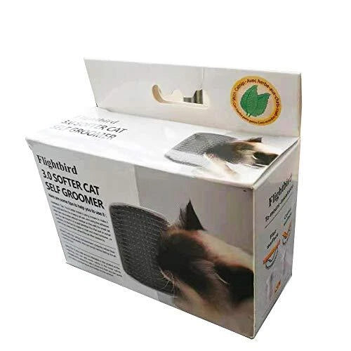 Cat Self Groomer Wall Side Corner Cat Massage Comb Grooming Brush for Cat Kitten