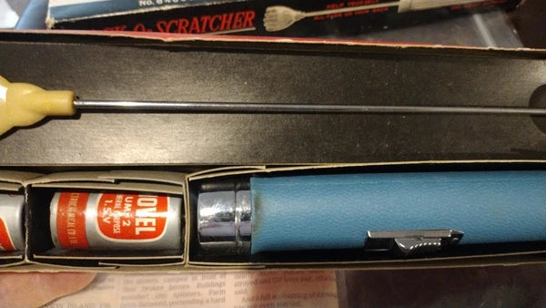 Vtg Back-O-Scratcher Battery Powered Vibrator. All Orig Untested! NEVER Used!!