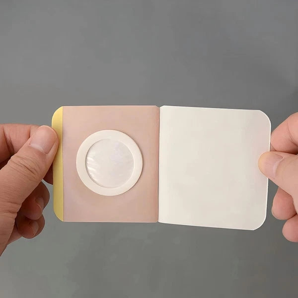 100 Pcs Castor Oil Wrap Pads, 2 Inch Self Adhesive Sleep Patches Pack for Bel...