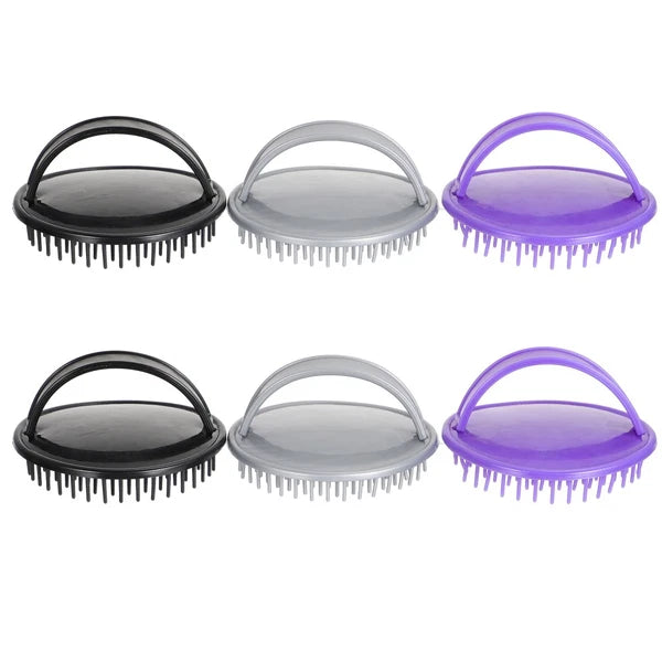 2 Pack Shampoo Brush Hair Stimulating Scalp Massager Men Miss Scratcher