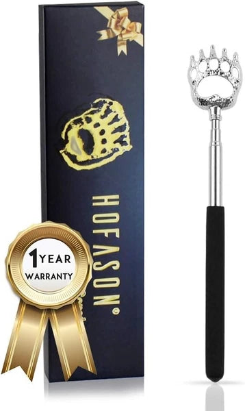 Telescopic Bear Claw Back Scratcher for Instant Relief - Portable and Durable