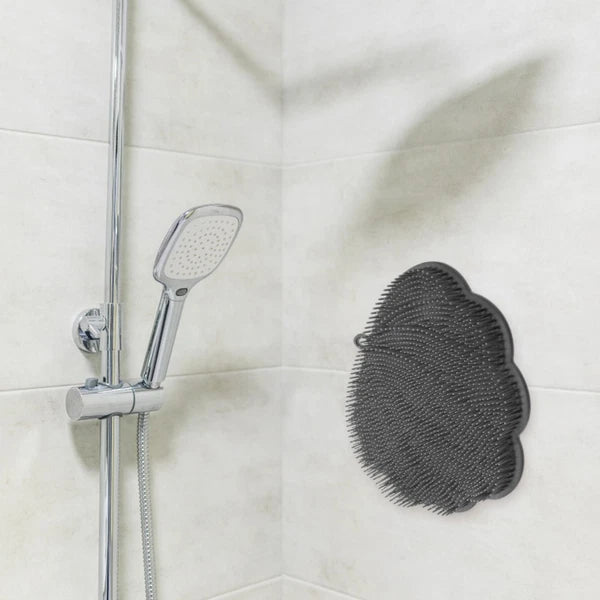 Back Massage Cushion Man Bathroom Suction Cup Scrubber Scratcher Shower