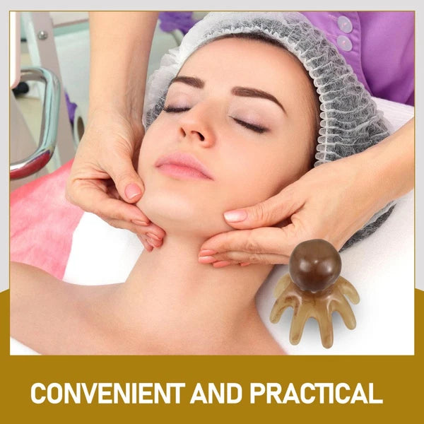 2 Pcs Eight Claw Comb Massage Electric Head Scratcher Relaxation Tool