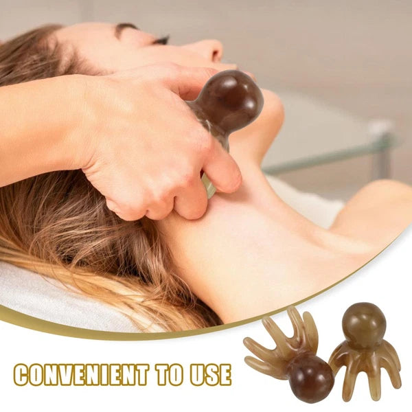 2 Pcs Eight Claw Comb Massage Electric Head Scratcher Relaxation Tool