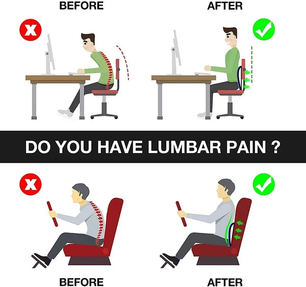 Back Stretcher, Lumbar Back Pain Relief Device, Lower and Upper Back Spine Board