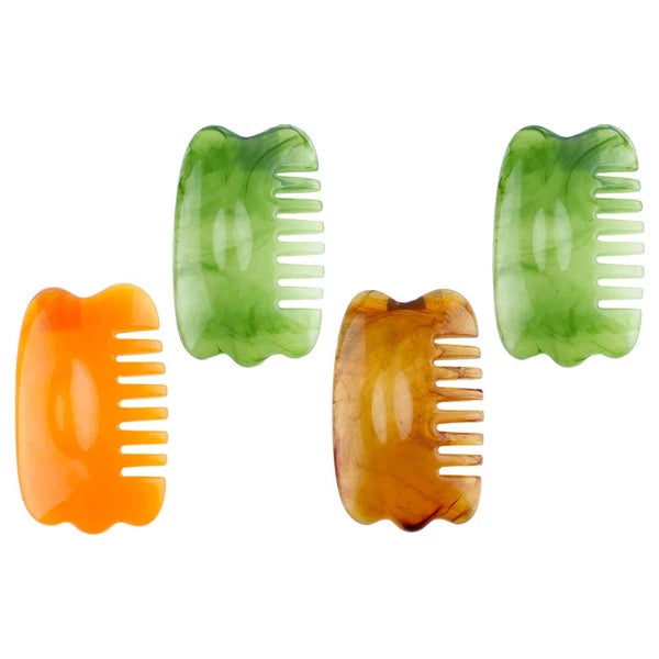 4 Pcs Massage Comb Board Scalp Head Massager Scratcher