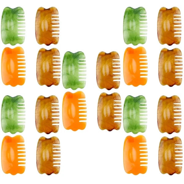 Set of 5 Massage Comb Scraping Board Head Massager Scalp Scratcher