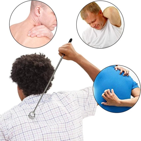 Telescopic Bear Claw Back Scratcher for Instant Relief - Portable and Durable