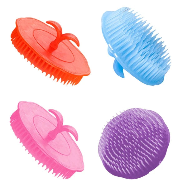 4 Pcs Shampoo Brush Scalp Massagers Hair Miss Man Scratcher Comb