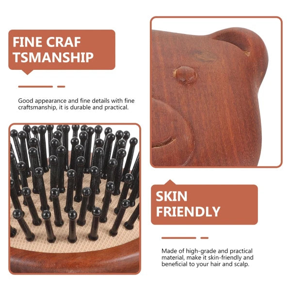 Bear Massage Comb Massager Scalp Hair Brush Combs Head Scratcher