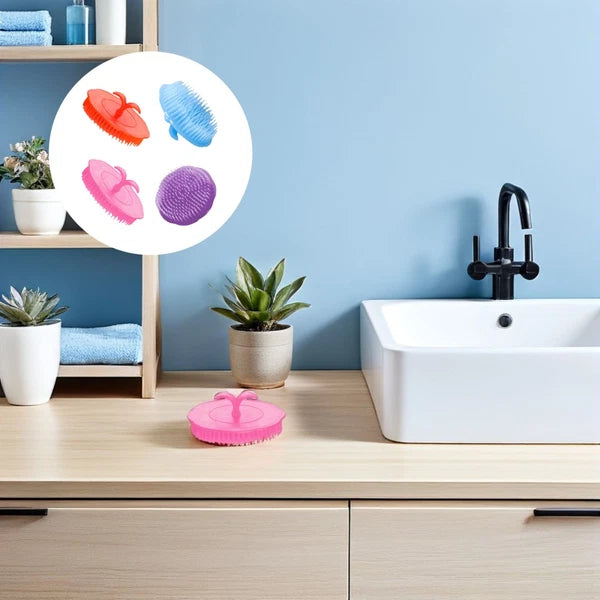 4 Pcs Shampoo Brush Scalp Massagers Hair Miss Man Scratcher Comb