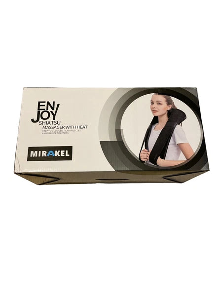 Shiatsu Neck and Back Massager with Soothing Heat, Electric Deep Tissue