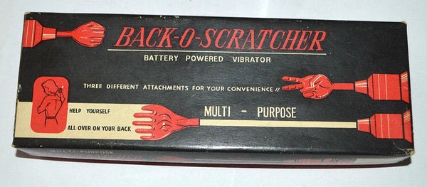 Vintage Multi-Purpose Back-O-Scratcher Battery Powered Vibrator