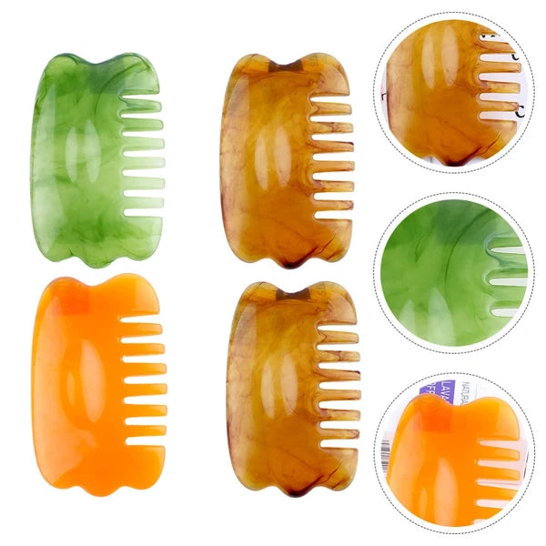 3 Pack Massage Comb Scraping Board Head Massager Scalp Scratcher