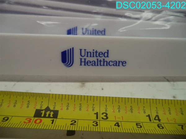 QTY=19: White United Healthcare Shoe Horn & Back Scratcher