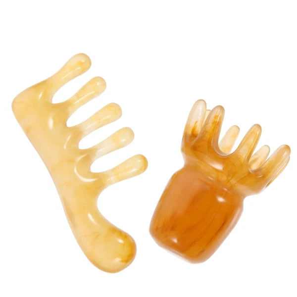 2 Pcs Comb Father Man Scalp Massager Head Scratcher