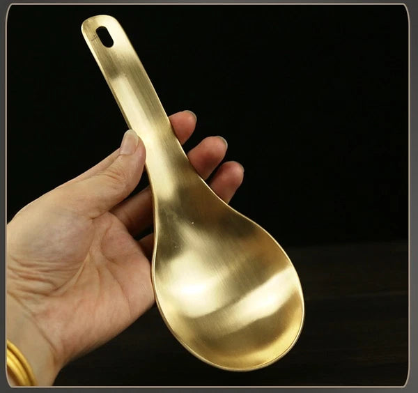 Smooth Copper Gua Sha Spoon Massage Acupuncture Scraper Health Therapy Tool
