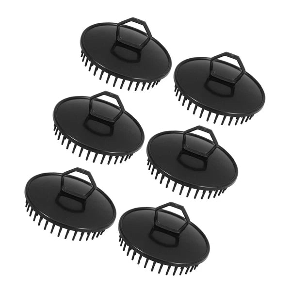 6 Pcs Head Massager Dandruff Comb for Women Hair Scratcher Scalp