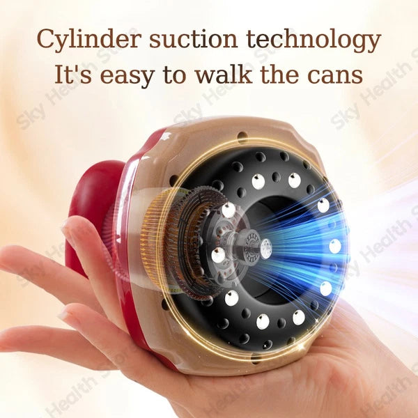 Negative pressure cupping device，removes moisture，relieves body pain and fatigue