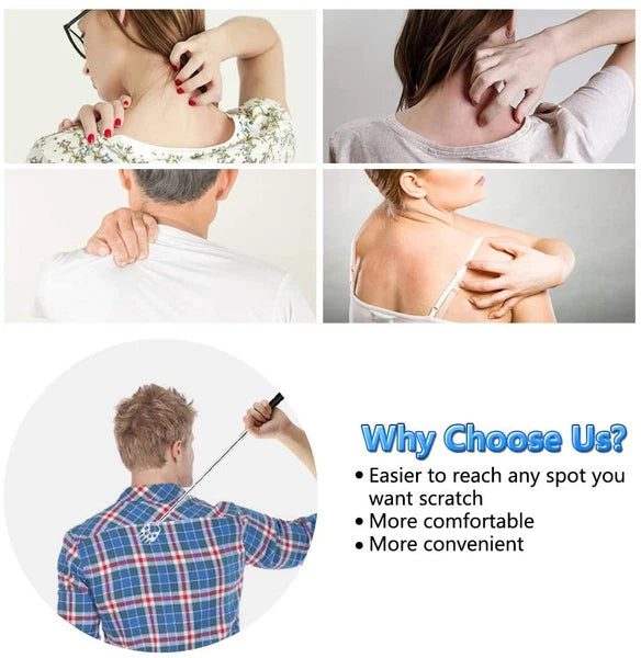 6 Pack Telescoping Back Scratcher - Bear Claw Back Scratchers - Portable Extenda