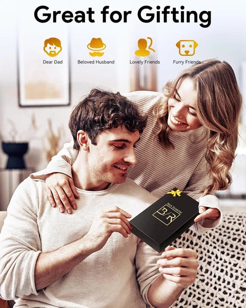 Telescoping Back Scratcher with 4Pcs Detachable Scratching Heads, Fathers Day...