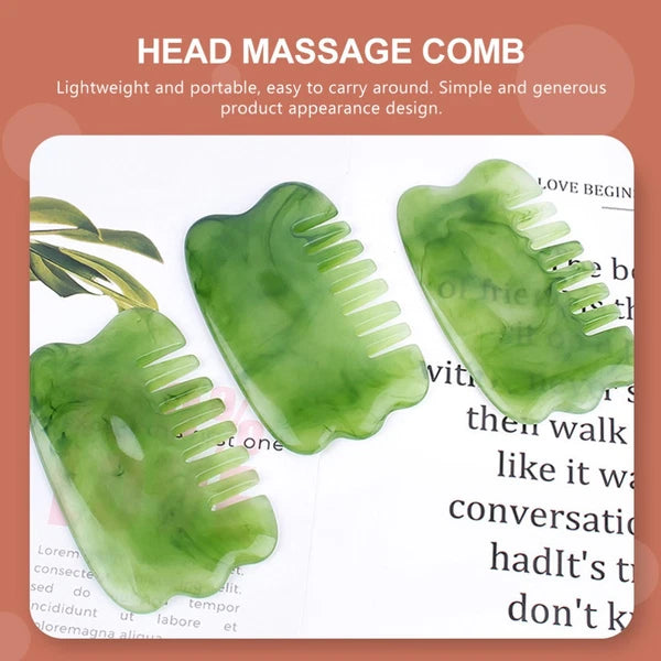 2 Pieces Massage Comb Board Head Massager Scalp Scratcher