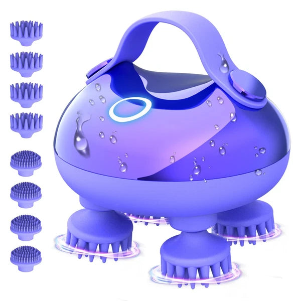 Scalp Massager Electric, Portable Scalp Massager Tool, Waterproof Head Massag...