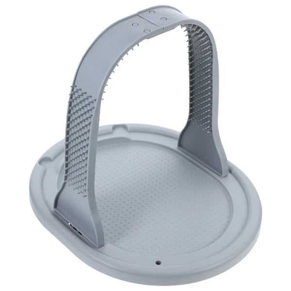 Arched Wool Rubbing Device Cat Self Grooming Massager for Cats Scratcher