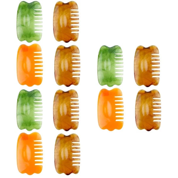 Set of 3 Massage Comb Scraping Board Scalp Head Massager Scratcher