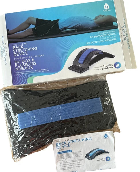 Back Stretcher Multi-Level Back Massager Stretching Device Lumbar Support Device