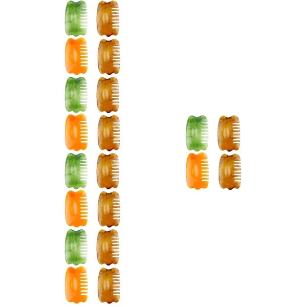 5 Count Massage Comb Scraping Board Head Massager Scalp Scratcher