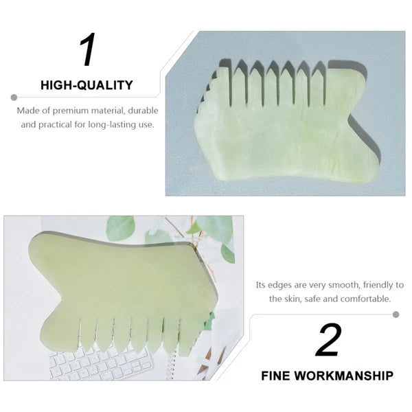 Massage Comb Scalp Scratcher Man Stone Hair Manual Massagers