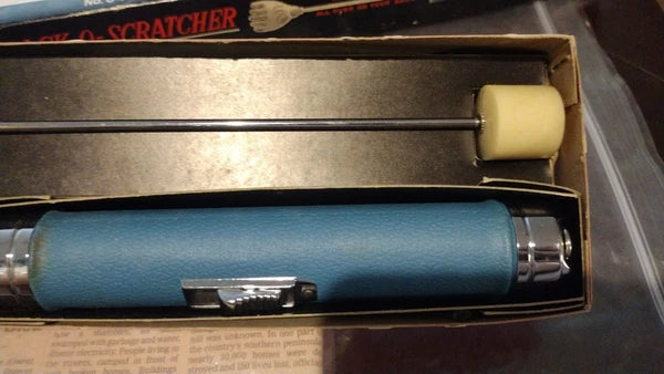 Vtg Back-O-Scratcher Battery Powered Vibrator. All Orig Untested! NEVER Used!!