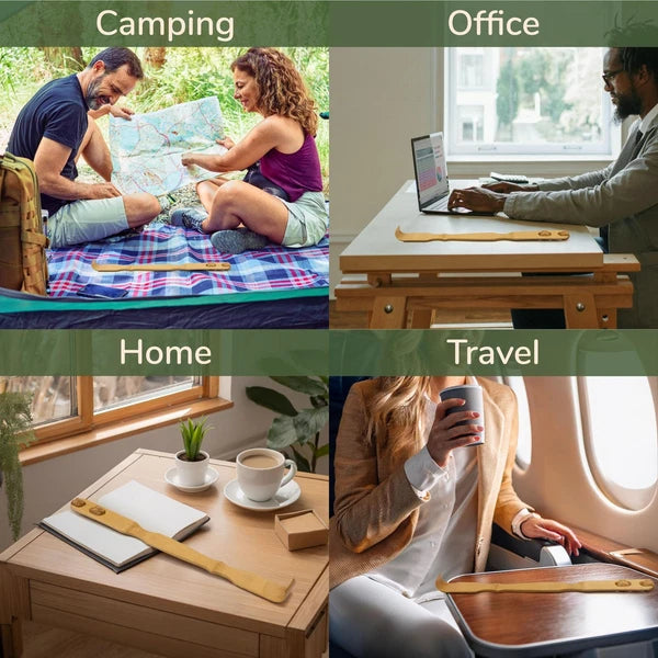 4 Pieces 17 Inch Bamboo Backscratcher Knobby Massage Roller Handle Plus Free ...