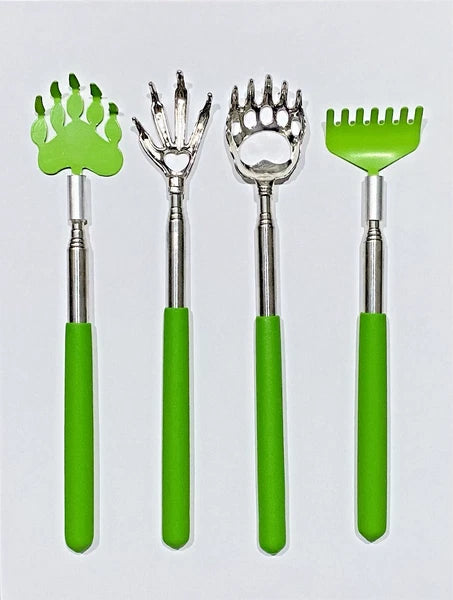 4 Pack! Nuvomed Back Scratcher Metal Portable Extendable Back Scratchers 23''