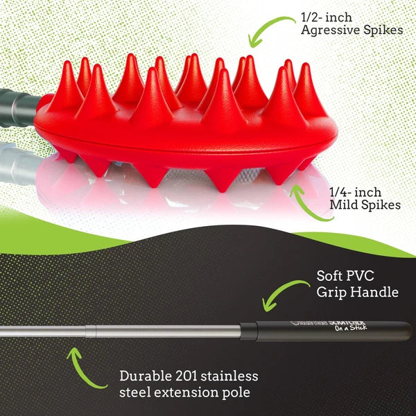 Extendable Back Scratcher 24.5 Inches Double-Sided Itch Relief for Men Women