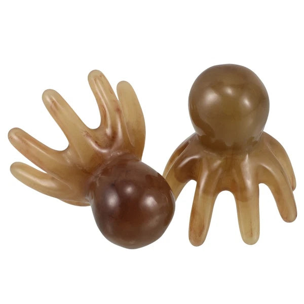 2 Pcs Eight Claw Comb Massage Electric Head Scratcher Relaxation Tool