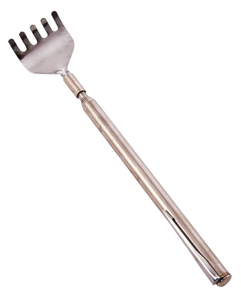 TELESCOPIC POCKET BACK SCRATCHER EXTENDING SCRATCHER AND PUN CLIP