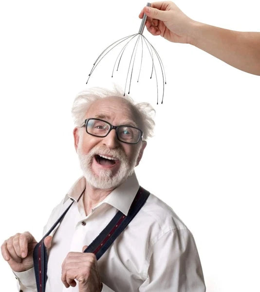 4 Pack Scalp Massagers, Handheld Head Massage Tingler, Scratcher for Deep Relaxa