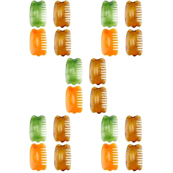 5 Count Massage Comb Scraping Board Head Massager Scalp Scratcher