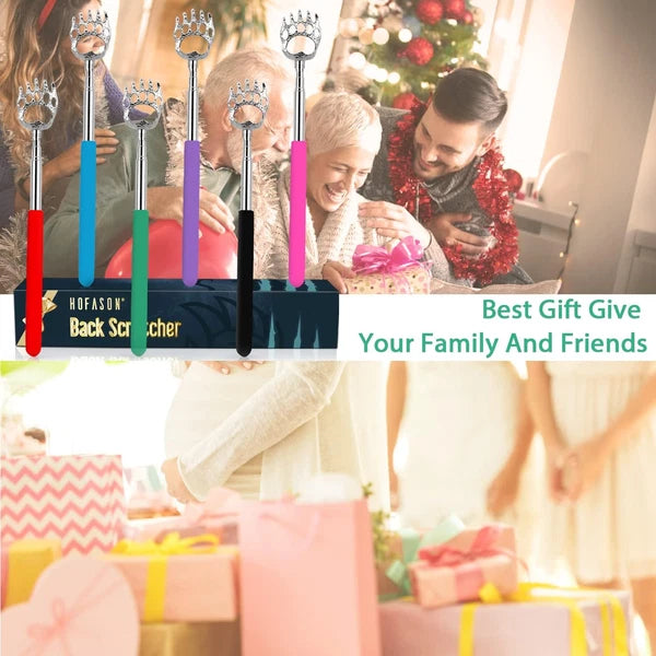 6 Pack Back Scratcher Fathers Day Dad Gifts, White Elephant Gifts for Adults, St