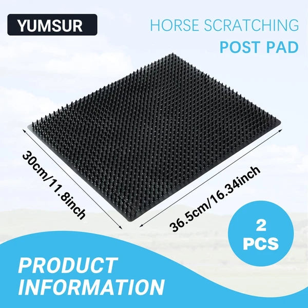 2 Pcs Horse Cattle Scratchers, Horse Scratching Post, Super Soft Massage Brush K