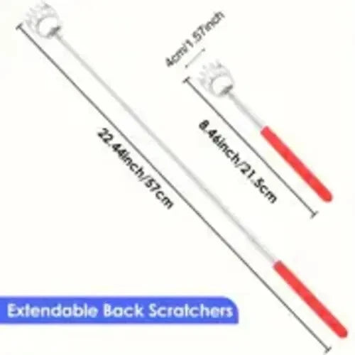 Back Scratcher Telescopic Bear Claw Extendable Back Scratcher Great Gift RED