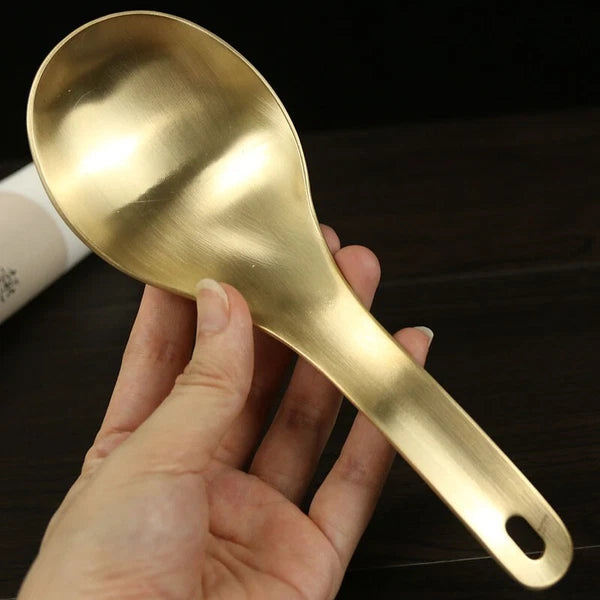 Smooth Copper Gua Sha Spoon Massage Acupuncture Scraper Health Therapy Tool