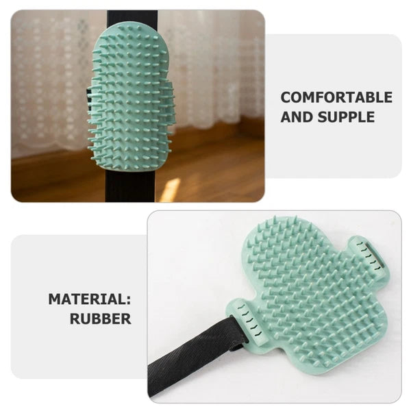 Funny Cat Toy Self-cleaning Scratcher Comb Grooming Brush Corner