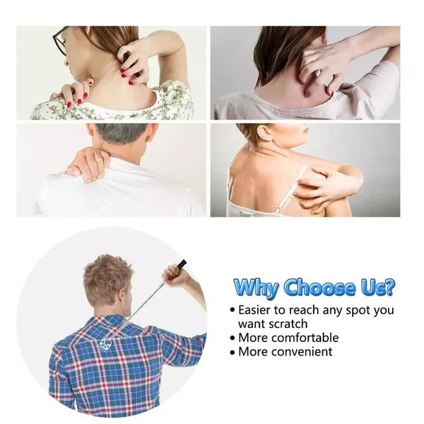 6 Pack Telescoping Back Scratcher - Bear Claw Back Scratchers - Portable Exte