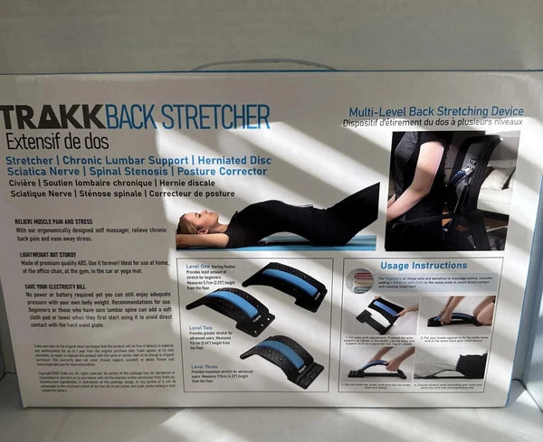 Posture Relief Magic Back Stretcher Lower Lumbar Pain Acupuncture Back Massager