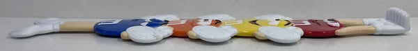 M&M Candy Guys Collectible Back Scratcher Red/Yellow/Orange/Blue