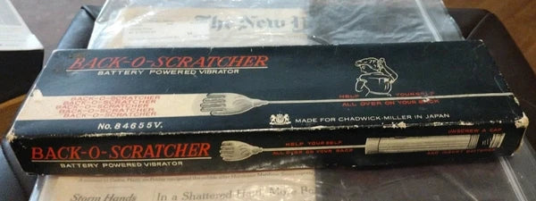Vtg Back-O-Scratcher Battery Powered Vibrator. All Orig Untested! NEVER Used!!
